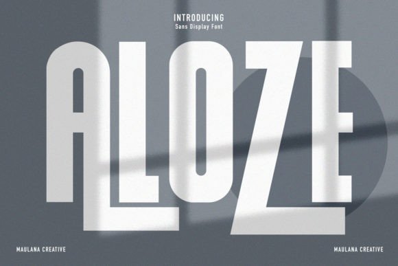 Aloze: The Modern Typeface for Bold Branding