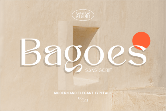 Bagoes: The Bold Serif Font for High-Impact Campaigns