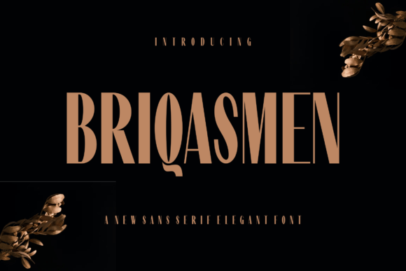 Briqasmen Font for Modern Editorial Design