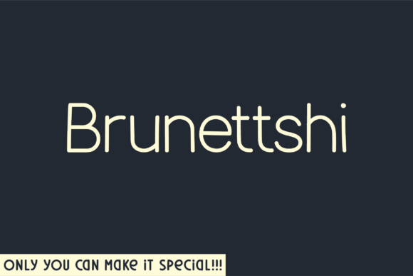 Brunettshi Rounded: A Handwritten Typeface for Editorial Warmth