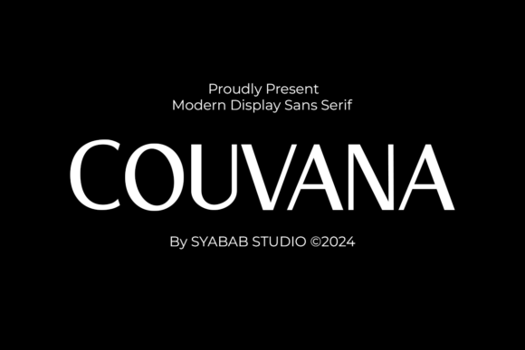 Couvana: A Modern Sans Serif Typeface for Elegant Editorial Design