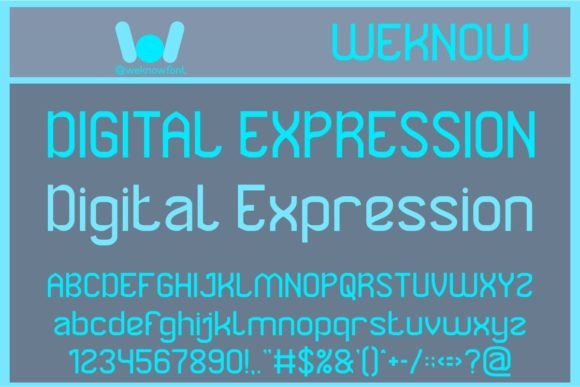 Digital Expression Font for Modern Branding