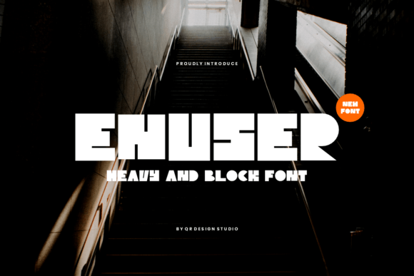Enuser Font: Bold Sans Serif for Web Design
