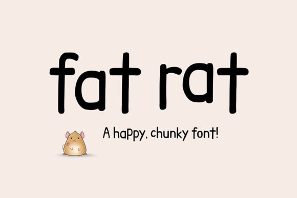Fat Rat Font: Bold Sans Serif for Social Media