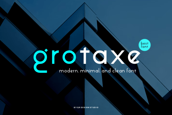 Grotaxe: A Bold Sans Serif Font for Web Design
