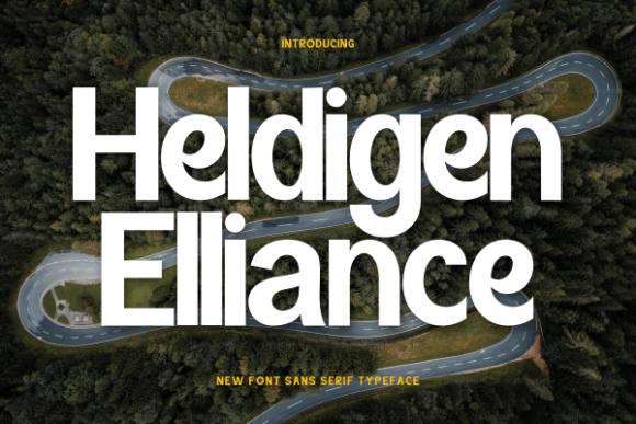 Heldigen Elliance: Bold Sans Serif for Impactful Design