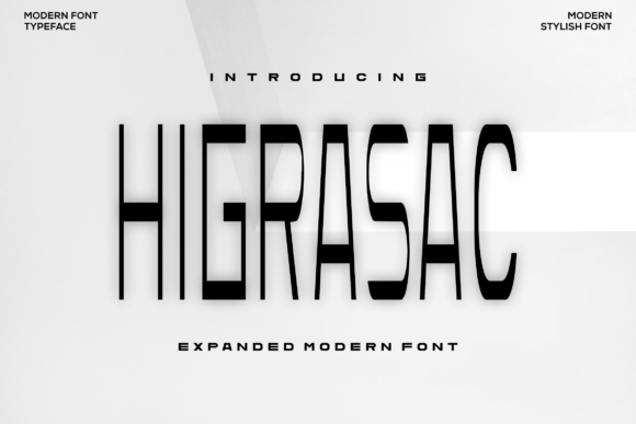 Higrasac Font: Bold Sans Serif for Makers
