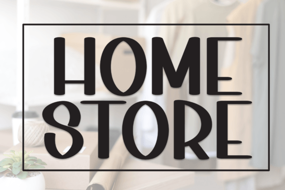 Home Store: A Neat Sans Serif Font for Modern Editorial Design