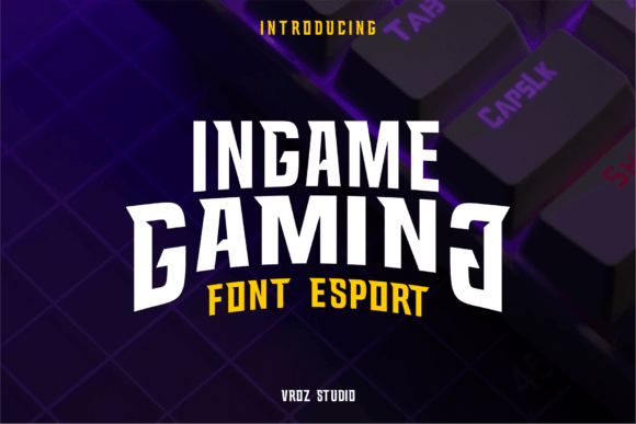 Ingame Font: Sporty Sans Serif for Web Design