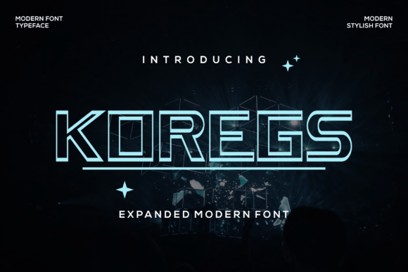 Koregs: A Modern Sans Serif Font for Bold Branding