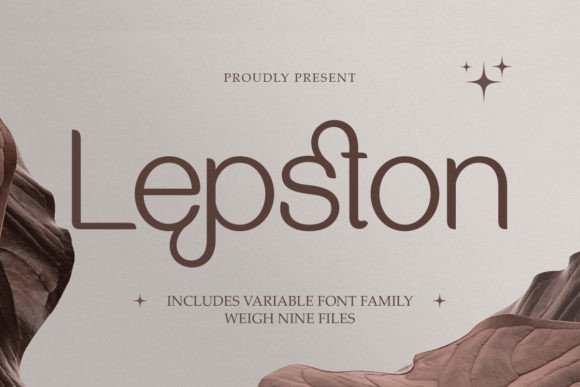 Lepston Sans Serif Font for Modern Crafters