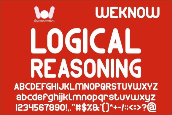 Logical Reasoning Typeface for Modern Branding