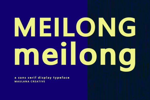 Meilong: A Modern Sans Serif Typeface for Editorial Design