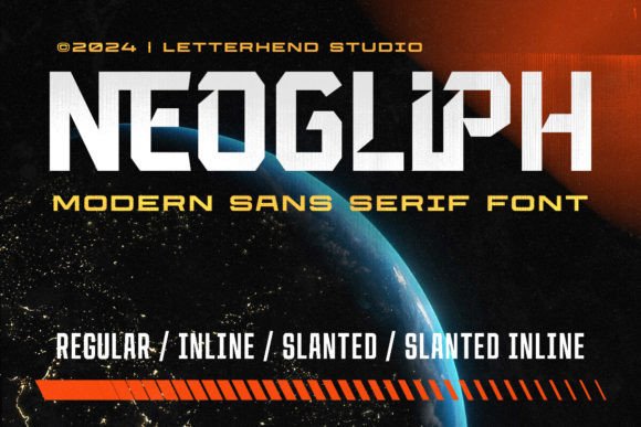 Neogliph Font for Modern Maker Branding