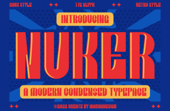 Nuker: A Sleek Sans Serif Font for Modern Editorial Design