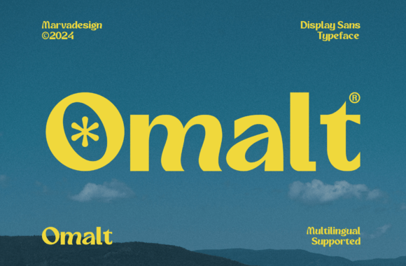 Omalt: A Bold Sans Serif Font for Modern Brands