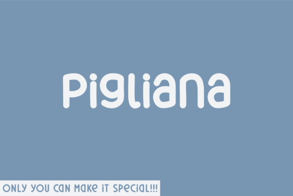 Pigliana Rounded Font for Small Business Branding