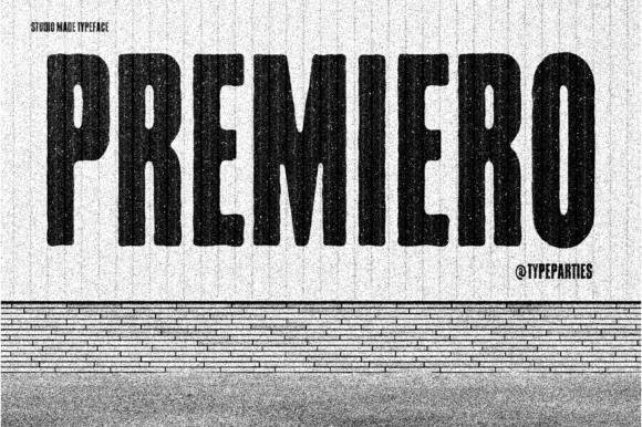 Premiero: A Rough Sans Serif Font for Digital Brands