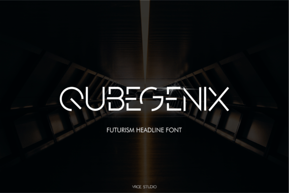 Qubegenix Typeface for Modern Editorial Design