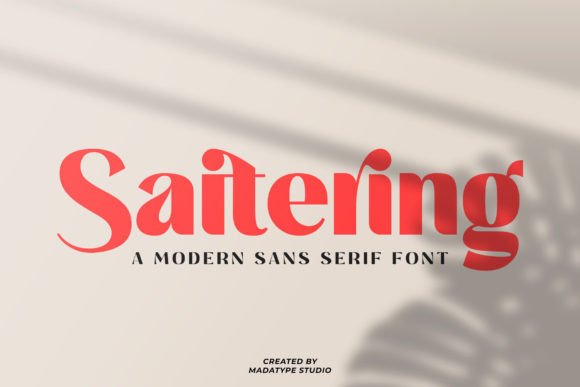 Saitering Font: Elevate Your Brand Identity
