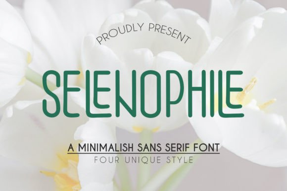 Selenophile Typeface for Editorial Design